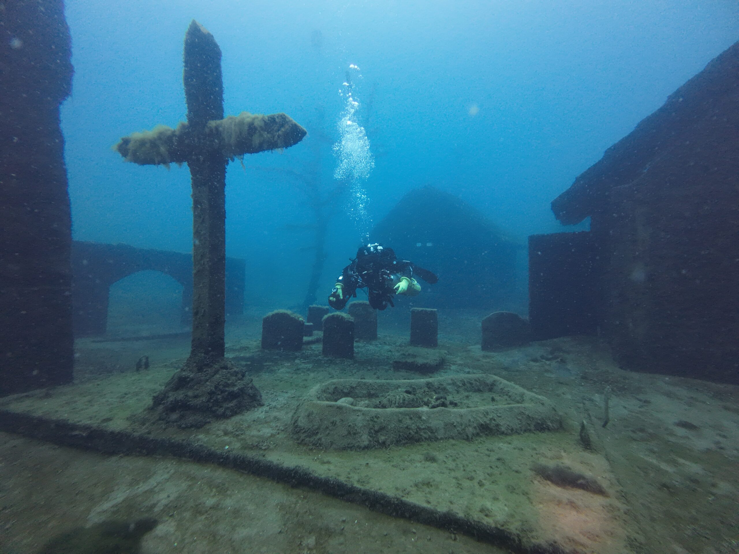 Friedhof unter Wasser